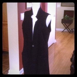 Chico's 100% wool  black vest